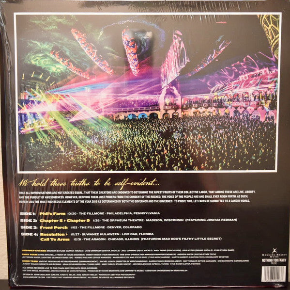 Signed Autographed - Umphrey's McGee – Hall Of Fame: Class Of 2016 - Mint- 2 LP Record 2017 Nothing Too Fancy Music Bright Orange Vinyl - - Shuga Records