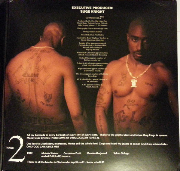 2Pac - All Eyez On Me (1996) - VG+ 4 LP Record 2001 Death Row USA RARE Vinyl - Hip Hop / G-Funk - Shuga Records