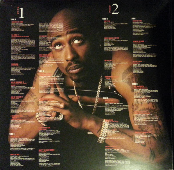 2Pac - All Eyez On Me (1996) - VG+ 4 LP Record 2001 Death Row USA RARE Vinyl - Hip Hop / G-Funk - Shuga Records