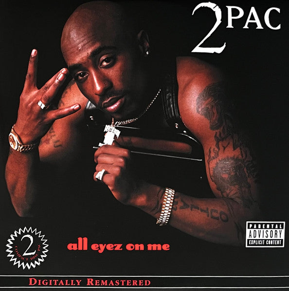2Pac - All Eyez On Me (1996) - VG+ 4 LP Record 2001 Death Row USA RARE Vinyl - Hip Hop / G-Funk - Shuga Records
