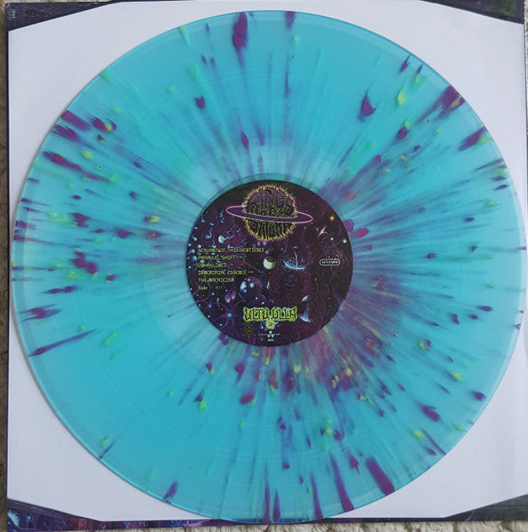 Rings Of Saturn – Ultu Ulla - Mint- LP Record 2017 Nuclear Blast Blue Electric with Yellow/Purple Splatter Vinyl & Insert - Deathcore - Shuga Records