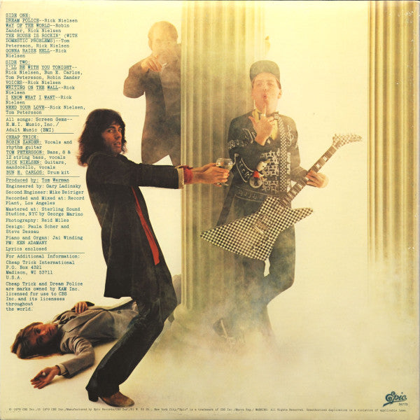 Cheap Trick - Dream Police - VG+ LP Record 1979 Epic USA Original Vinyl - Power Pop / Pop Rock - Shuga Records