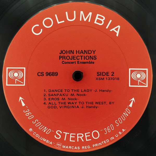 John Handy Concert Ensemble - Projections - Mint- LP Record 1968 Columbia USA Original Vinyl - Jazz / Post Bop - Shuga Records