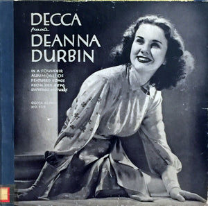 Deanna Durbin with Charles Previn - Souvenir Album No. 3 - VG+ 3x 78 RPM 1940 Decca USA Shellac - Stage & Screen - Shuga Records