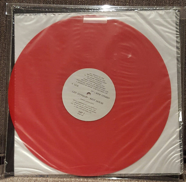 Led Zeppelin - Riot House / Riot Show Live Alexandra Palace 1972 - Mint- LP Record 1986 Jump UK Unofficial Red Vinyl - Classic Rock / Blues Rock - Shuga Records