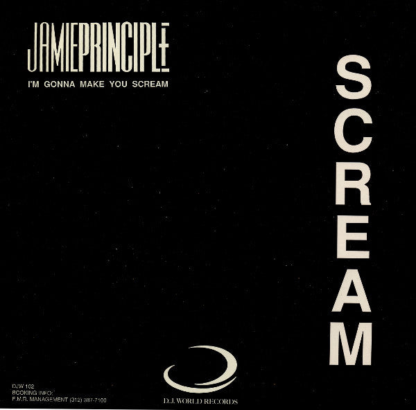 Jamie Principle - I'm Gonna Make You Scream - VG 12" Single Record Vinyl - Acid House