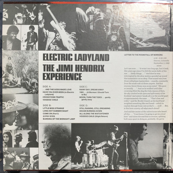 The Jimi Hendrix Experience - Electric Ladyland - VG 2 LP Record 1968 Reprise USA 2-Tone Labels Original Vinyl - Psychedelic Rock / Blues Rock - Shuga Records