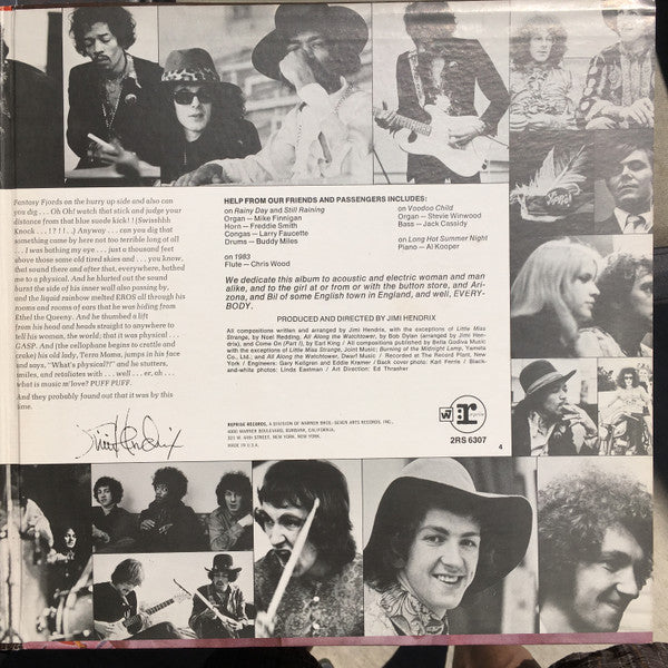 The Jimi Hendrix Experience - Electric Ladyland - VG 2 LP Record 1968 Reprise USA 2-Tone Labels Original Vinyl - Psychedelic Rock / Blues Rock - Shuga Records
