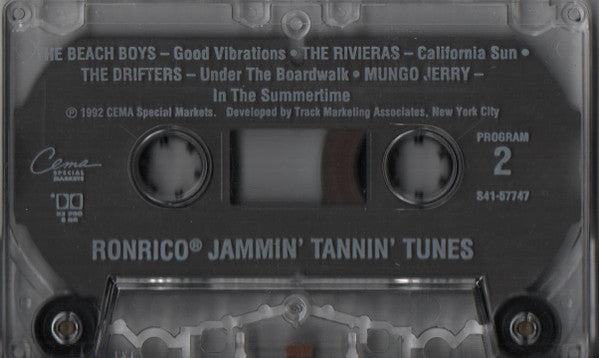 Various - Ronrico Jammin' Tannin' Tunes - Mint- Cassette 1992 CEMA Special Markets USA Tape - Rock / Surf / Pop - Shuga Records