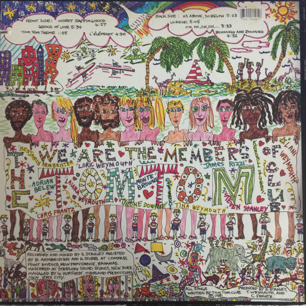 Tom Tom Club - Tom Tom Club - VG+ LP Record 1981 Sire USA Original Vinyl - Synth-pop / Dub / Disco - Shuga Records