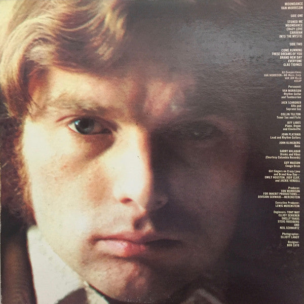 Van Morrison - Moondance (1970) - VG+ LP Record 1970's Warner USA Vinyl - Rock / Classic Rock - Shuga Records