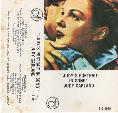 Judy Garland – Judy's Portrait In Song - Used Cassette 1969 Radiant Tape - Swing / Big Band