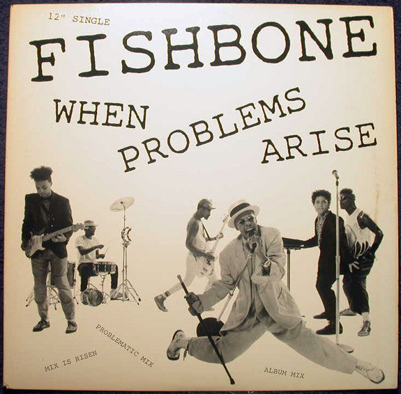Fishbone - When Problems Arise - Mint- 12" Single Record 1986 Columbia USA Vinyl - Punk / Ska - Shuga Records