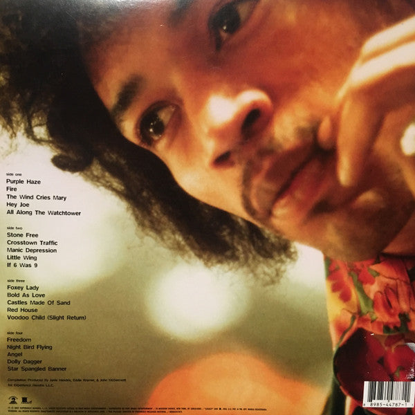Jimi Hendrix - The Best Of Jimi Hendrix (1997) - New 2 LP Record 2017 Legacy 180 gram Vinyl - Psychedelic Rock / Blues Rock - Shuga Records