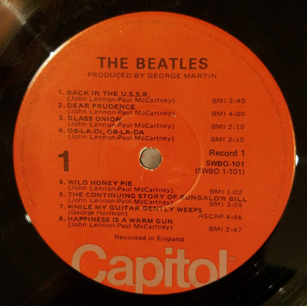 The Beatles - The White Album (1968) - VG 2 LP Record 1976 Capitol USA Orange Label Vinyl, 4x Photos & Poster - Psychedelic Rock / Pop Rock - Shuga Records