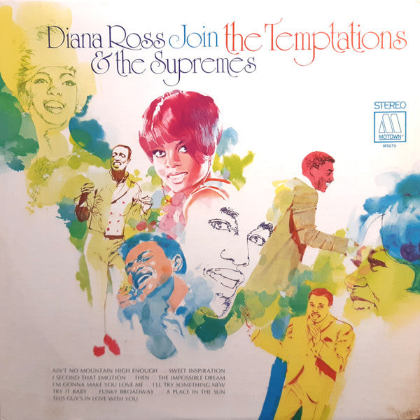 Diana Ross And The Supremes & The Temptations ‎– Diana Ross & The Supremes Join The Temptations - VG+ LP Record 1968 Motown USA Vinyl - Soul / Rhythm & Blues - Shuga Records