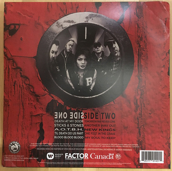 The Creepshow - Death At My Door - Mint- LP Record 2017 Stomp Creepy Clear with Smoke Vinyl - Psychobilly / Punk Rock - Shuga Records