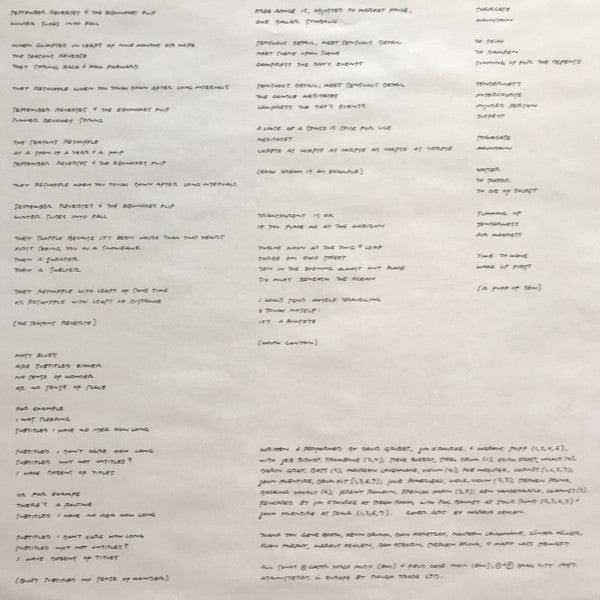 Gastr Del Sol - Camoufleur - VG+ LP Record 1998 Drag CIty USA Original Vinyl & Insert - Post Rock / Jim O'Rourke - Shuga Records