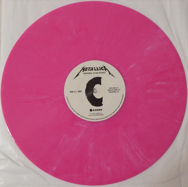 Metallica – Hardwired...To Self-Destruct - VG+ 2 LP Record 2016 Blackened Ten Bands One Cause Pink Vinyl - Heavy Metal / Thrash - Shuga Records