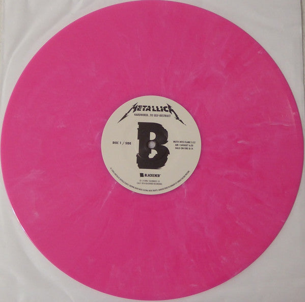 Metallica – Hardwired...To Self-Destruct - VG+ 2 LP Record 2016 Blackened Ten Bands One Cause Pink Vinyl - Heavy Metal / Thrash - Shuga Records