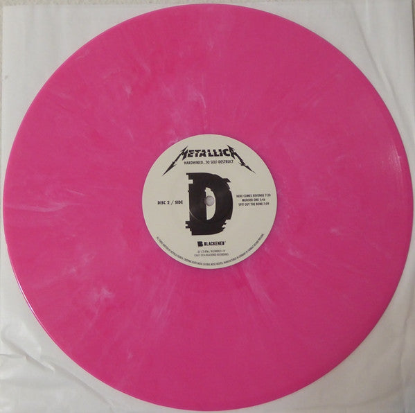 Metallica – Hardwired...To Self-Destruct - VG+ 2 LP Record 2016 Blackened Ten Bands One Cause Pink Vinyl - Heavy Metal / Thrash - Shuga Records
