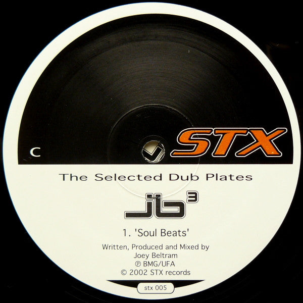 JB³ (Joey Beltram) - The Selected Dub Plates - New 2x12" Single Record 2002 STX USA Vinyl - Chicago House / Chicago Techno - Shuga Records