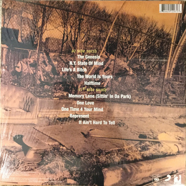 Nas ‎– Illmatic (1994) - Mint- LP Record 2017 Get On Down Newbury Comics Exclusive Clear Vinyl - Hip Hop - Shuga Records