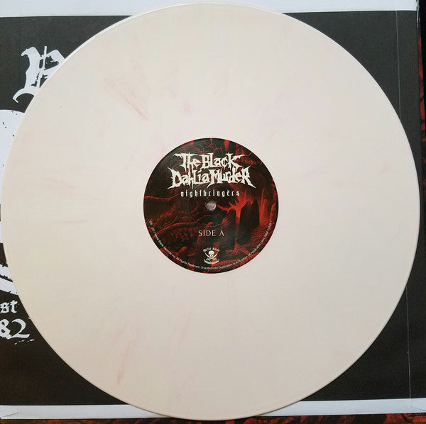 The Black Dahlia Murder - Nightbringers - Mint- LP Record 2017 Metal Blade USA Exclusive White with Red Marble Vinyl, Insert, Poster & Numbered - Death Metal - Shuga Records