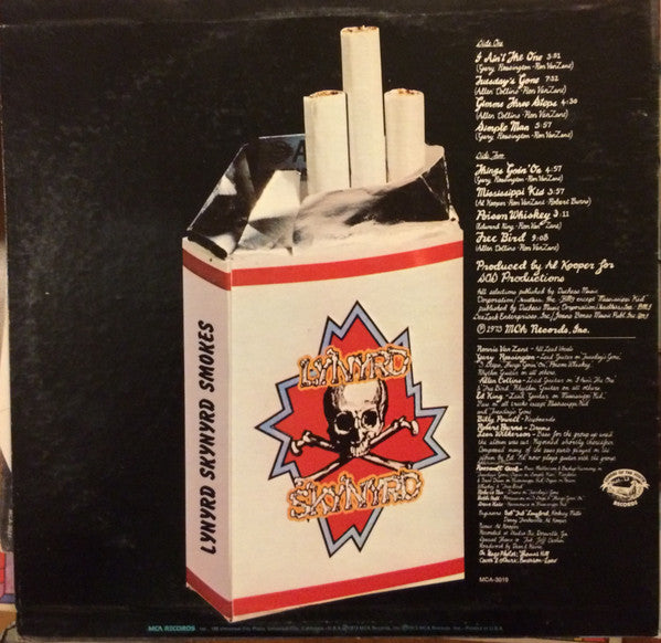 Lynyrd Skynyrd - (Pronounced 'Lĕh-'nérd 'Skin-'nérd)(1973) - VG LP Record 1980 MCA USA Vinyl - Classic Rock / Southern Rock - Shuga Records