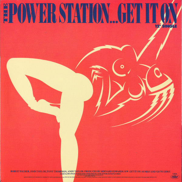 The Power Station - Get It On - Mint- 12" Single Record 1985 Capitol USA Vinyl - Pop Rock / Power Pop - Shuga Records
