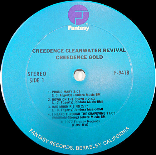 Creedence Clearwater Revival ‎– Creedence Gold (1972) - Mint- LP Record 1976 Fantasy USA Vinyl - Rock & Roll / Southern Rock / Classic Rock - Shuga Records