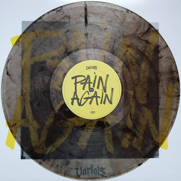 Varials - Pain Again - Mint- LP Record 2017 Fearless Transparent & Black Smoke Vinyl & Download (250 copies made) - Hardcore / Metalcore - Shuga Records