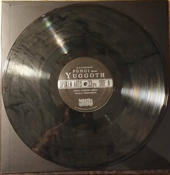 H.P. Lovecraf, Read By Andrew Leman, Sound by Theologian - Fungi From Yuggoth - New (Opened to check variant) LP Record 2017 Cadabra Clear & Black Swirl Vinyl & Insert - Spoken Word - Shuga Records