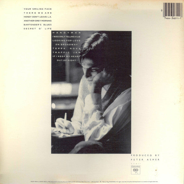 Signed Autographed - James Taylor - JT (1977) Mint- LP Record