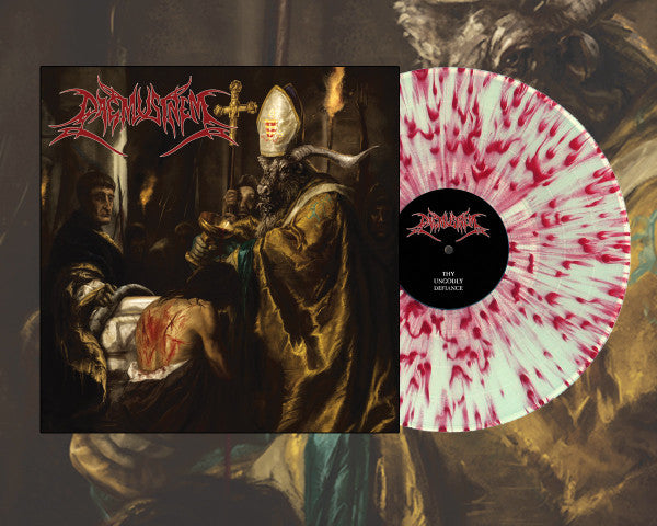 Daemusinem - Thy Ungodly Defiance - New LP Record 2017 Willowtip USA White With Blood Red Splatter Vinyl (150 Made) - Death Metal / Black Metal - Shuga Records
