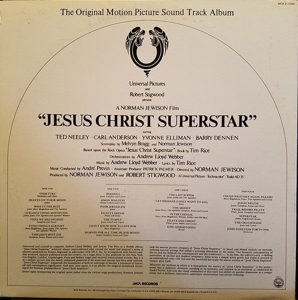 Jesus Christ Superstar (The Original Motion Picture) - VG+ 2 LP Record 1973 MCA USA Original Vinyl & Booklet - Soundtrack - Shuga Records