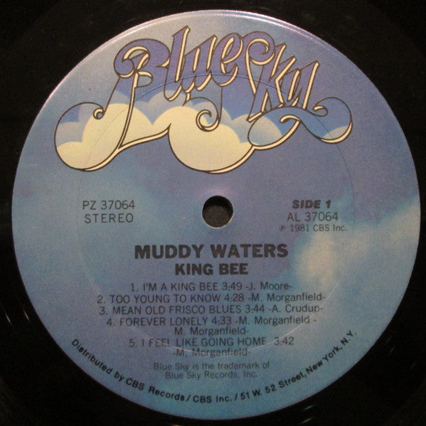 Muddy Waters - King Bee - VG+ LP Record 1981 Blue Sky USA Vinyl - Chicago Blues / Electric Blues - Shuga Records