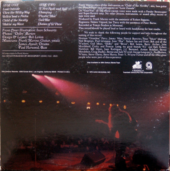 Mahogany Rush - Child Of The Novelty - VG+ LP Record 1974 20th Century USA Vinyl - Hard Rock / Psychedelic Rock / Prog Rock - Shuga Records