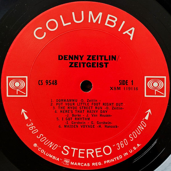 Denny Zeitlin - Zeitgeist - VG+ LP Record 1967 Columbia USA Vinyl - Jazz / Post Bop / Modal - Shuga Records