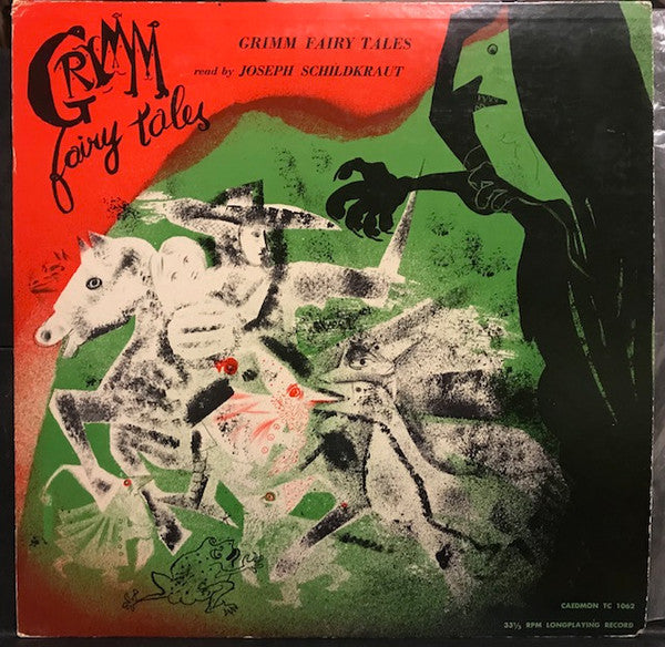 Joseph Schildkraut ‎– Grimm Fairy Tales - VG LP Record 1957 Caedmon USA Vinyl - Story / Children's / Spoken Word - Shuga Records