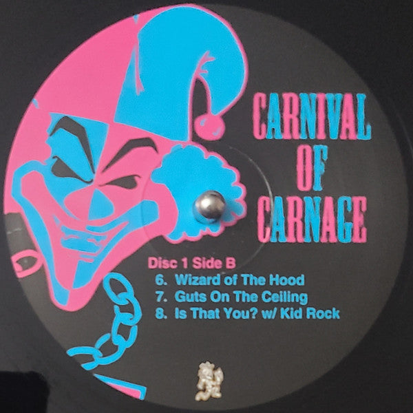 ICP / Insane Clown Posse - Carnival Of Carnage (1992) - Mint- 2 LP Record 2017 Psychopathic USA Black 180 gram Vinyl - Hardcore Hip-Hop / Horrorcore - Shuga Records