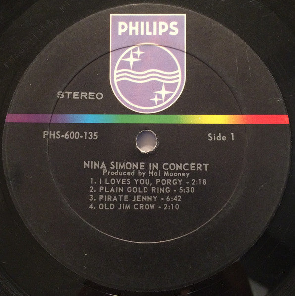Nina Simone - In Concert(1964) - VG+ LP Record 1966 Philips USA Vinyl - Jazz / Soul-Jazz - Shuga Records