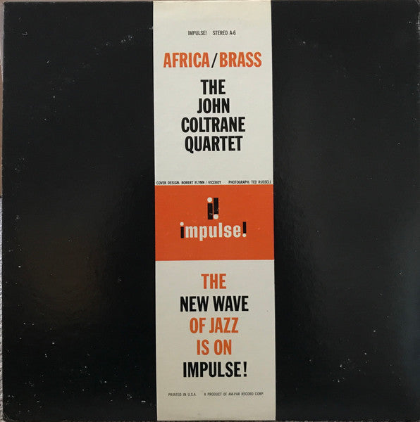 John Coltrane Quartet - Africa / Brass (1961) - VG+ LP Record 1972 Impulse! USA Vinyl (Red & Black Labels) - Free Jazz / Bop / Modal - Shuga Records