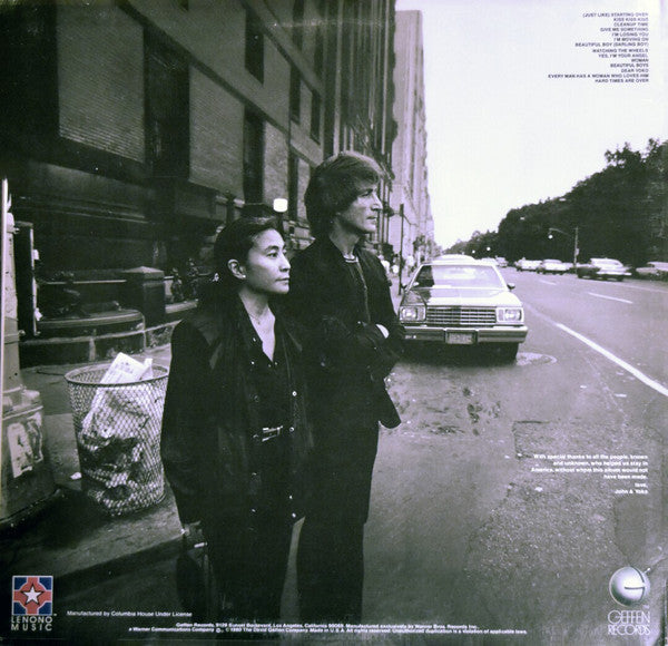 John Lennon & Yoko Ono - Double Fantasy - New LP Record 1980 Geffen Columbia House Club Edition USA Original Press Vinyl - Pop Rock