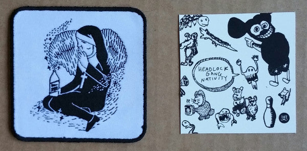 Headlock - Gang Nativity - New 10" LP Record 2017 Hit+Run Blue / Green Vinyl, Numbered, Booklet, Patch, Sticker & Button - Hip Hop - Shuga Records