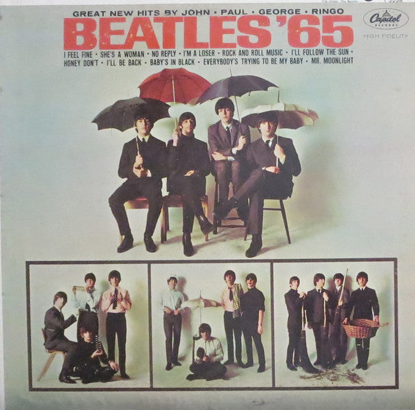 The Beatles - Beatles '65 - VG+ LP Record 1964 Capitol USA Mono Original Vinyl - Rock & Roll / Pop Rock / Beat - Shuga Records