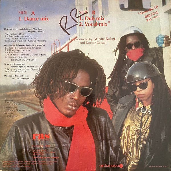 Black Uhuru - The Great Train Robbery - VG+ 12" Single Record 1986 USA Vinyl - Reggae / Electro / Dub - Shuga Records