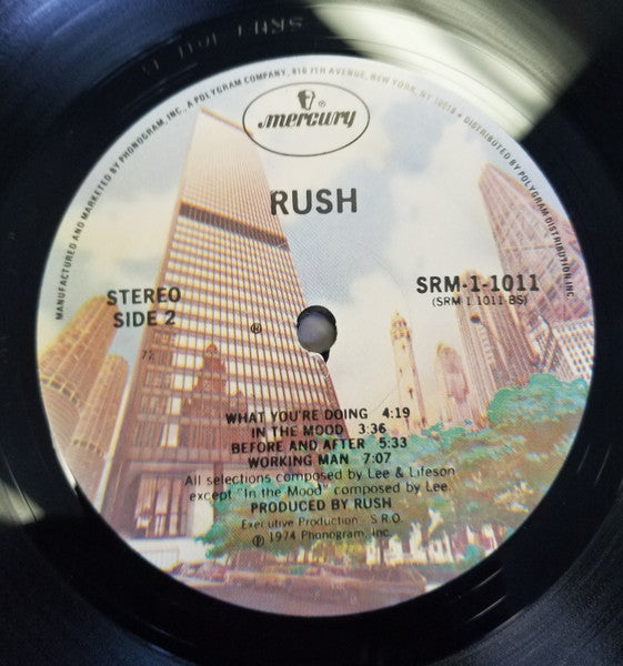 Rush – Rush - VG+ LP Record 1974 Mercury Skyline Label USA Vinyl - Hard Rock / Prog Rock