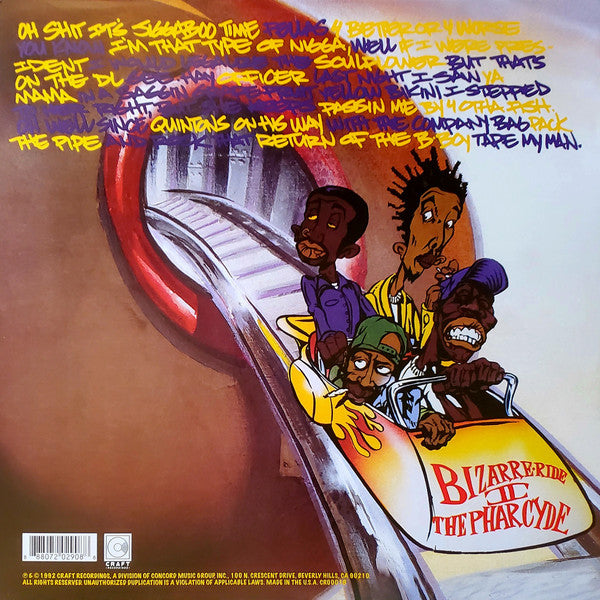 The Pharcyde - Bizarre Ride II The Pharcyde (1992) - New 2 LP Record 2017 Delicious Craft Recordings Translucent Blue & Yellow Vinyl - Hip Hop - Shuga Records