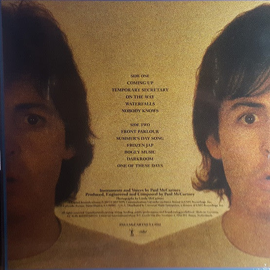 Paul McCartney - McCartney II (1980) - Mint- LP Record 2017 MPL Capitol 180 gram Vinyl & Download - Rock - Shuga Records